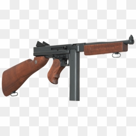 Thompson Submachine Gun - Ares Thompson M1a1, HD Png Download - tommy gun png