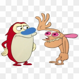 Ren Stimpy Fighting - Ren And Stimpy, HD Png Download - fighting png
