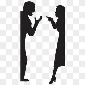 Transparent Arguing Png - Cartoon Couple Arguing, Png Download - fighting png