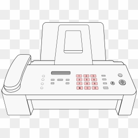 Modern Fax Machine Clip Arts - Fax Machine Clip Art, HD Png Download - fax icon png