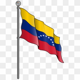 Bandera De Venezuela - Venezuela Flag Clipart, HD Png Download - bandera venezuela png
