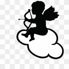 Cupid Arrow Of Love - Love Png Black And White, Transparent Png - black.png
