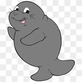 Manatee Clipart The Cliparts - Manatee Clipart, HD Png Download - manatee png