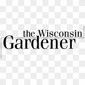 The Wisconsin Gardener Logo Png Transparent - Calligraphy, Png Download - gardener png