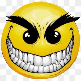 Evil Smiley Face - Evil Smiley Face Png, Transparent Png - evil face png