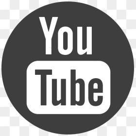Youtube Circle Icon Png - Youtube Icons Png Black, Transparent Png - you tube png