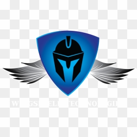 Wingshield Technologies Logo, Digital Marketing Agency - Emblem, HD Png Download - shield with wings png