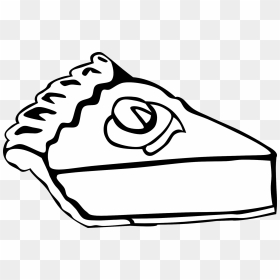 Food Clipart Black And White - Pie Black And White, HD Png Download - food clipart png