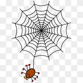 Spider Web Big Image - Spider Web Vector, HD Png Download - corner spider web png