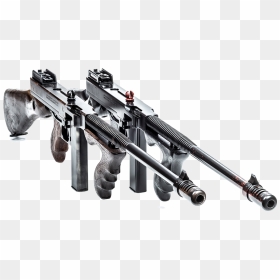 Tommy Gun - Assault Rifle, HD Png Download - tommy gun png
