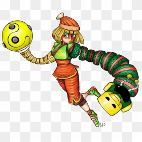 That Thicc Ass Waifu From Upcoming Nintendo Fighting - Min Min Arms, HD Png Download - fighting png