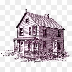 Transparent House Drawing Png - Old House Clipart, Png Download - old house png