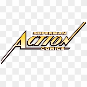 Superman Action Comics Logo, HD Png Download - superman comic png