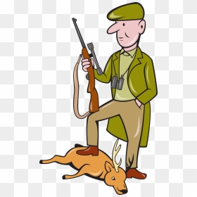 28 Collection Of Hunting Clipart Png - Cartoon Hunting, Transparent Png - hunter png