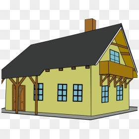 Old House Clipart Colonial House - House Clip Art, HD Png Download - old house png
