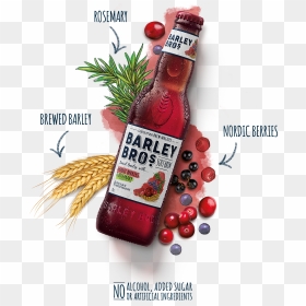 Berries - Barley Bros Soft Drink, HD Png Download - barley png