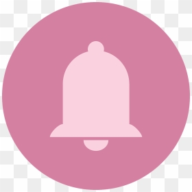 Pink Youtube Notification Bell Png, Transparent Png - youtube bell icon png