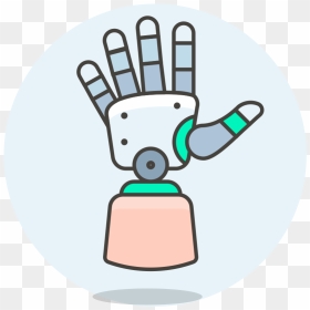 Robot Hand Icon - Robot Hands Cartoon Png, Transparent Png - robot icon png