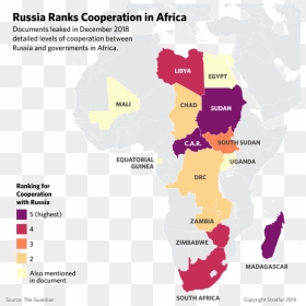 Russia In Africa Map, HD Png Download - russia png