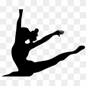 Transparent Gymnastics Png Clipart , Png Download - Dancer Silhouette Transparent Background, Png Download - gymnastics png