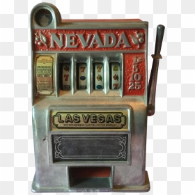 Jackpot Drawing Gambling Machine - Vintage Vegas Slot Machine, HD Png Download - slot machine png