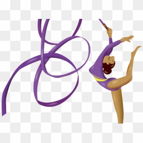 Gymnastics Clipart Purple - Gymnastic Artistic Gym Png, Transparent Png - gymnastics png