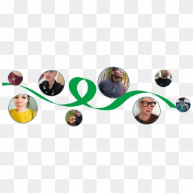 Green Ribbon Banner Image - Hearing, HD Png Download - green ribbon png