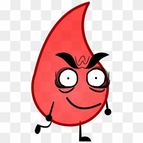 Battle For Dream Island Wiki - Bfdi Evil Firey, HD Png Download - evil face png