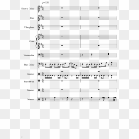 Ryu"s Theme Street Fighter Sheet Music Composed By - Sheet Music, HD Png Download - hadouken png