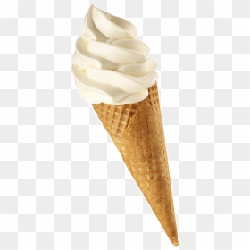 Ice Cream Cone Vanilla Ice Cream - Cone Ice Cream Png, Transparent Png - vanilla png