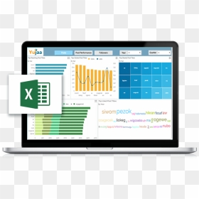Laptop Con Excel Png, Transparent Png - excel png