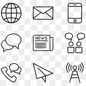 Internet Icons Png, Transparent Png - text message icon png