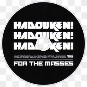 Hadouken For The Masses Cd Disc Image - Turner Pictures Worldwide Distribution Inc, HD Png Download - hadouken png