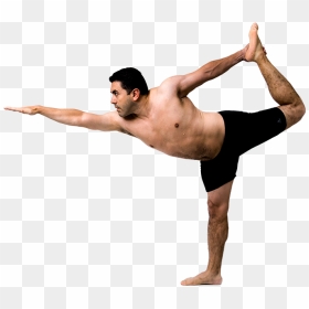 Yoga Man Transparent Background - Man Yoga Pose Png, Png Download - muscle man png