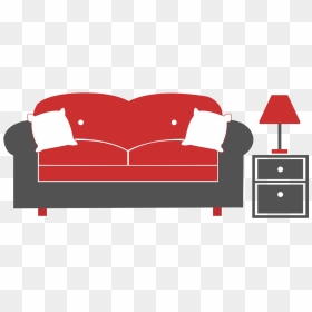 Get A New Luxury Three Seater Sofa In Your Living Room - Studio Couch, HD Png Download - living room png