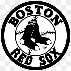 Boston Red Sox Logo Mlb Emblem - Black Boston Red Sox Logo, HD Png Download - chicago white sox logo png