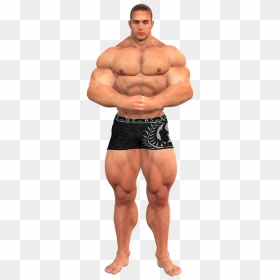 Muscular Body Man, HD Png Download - muscle man png