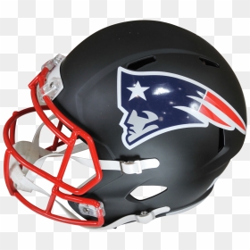 Devin Mccourty Autographed Patriots Flat Black Speed - New England Patriots, HD Png Download - patriots helmet png