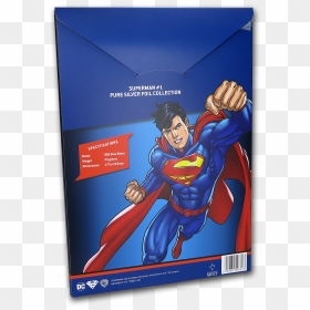 2018 35 Gram Silver Foil Dc Comics Superman - Superman, HD Png Download - superman comic png