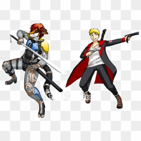 Hacknslash Cosplay Part - Raiden Dante, HD Png Download - raiden png