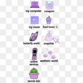 Pastel Icons Instagram Aesthetic Windows - Aesthetic Icons Png, Transparent Png - windows icon png