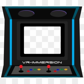 Svg Black And White Arcade Clipart - Arcade Game Screen Png, Transparent Png - arcade machine png