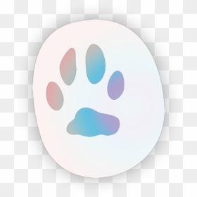 Dribble Rebound Kitty Paw - Circle, HD Png Download - wolf paw png