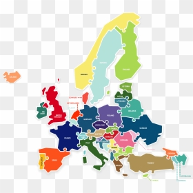 European Map Color Png, Transparent Png - europe png