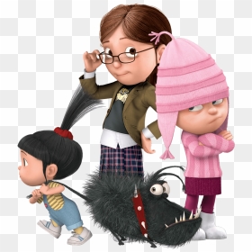 Kids And Dog Despicable Me - Despicable Me Kids, HD Png Download - toddler png