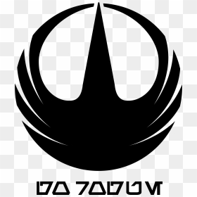 Star Wars Rogue One New Logo Go Rogue - Star Wars Rogue One Symbol, HD Png Download - rogue one logo png