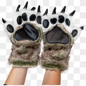 Paw Mitt - Fursuit Feet Paws Sandals Transparent Png, Png Download - wolf paw png
