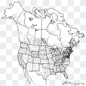 Breeding Bird Survey Routes, 1990 - Canada Rv Sticker Map, HD Png Download - survey png
