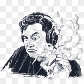 Art Courtesy Of Nima Sotoudeh, HD Png Download - elon musk png
