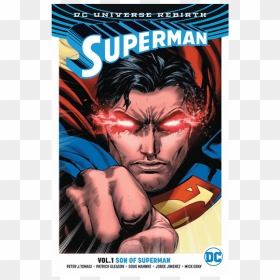 Superman Laser Eyes Comics, HD Png Download - superman comic png